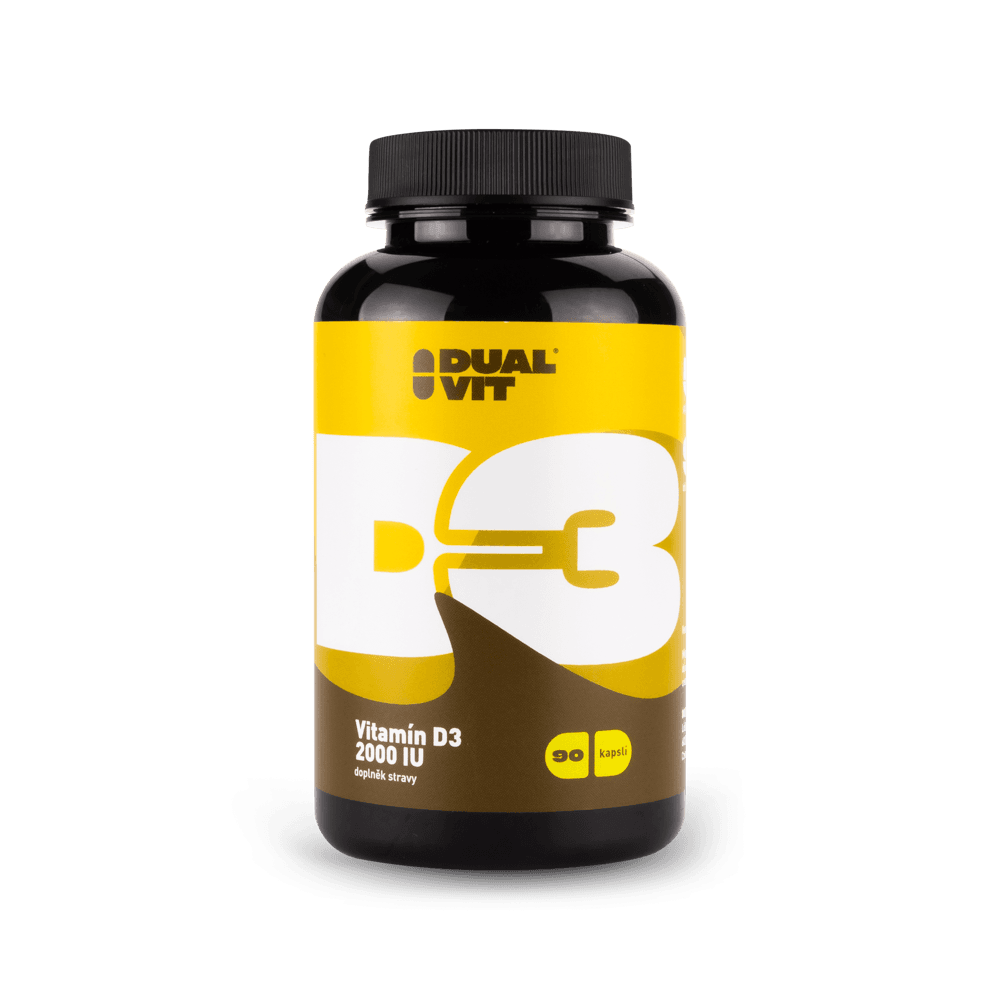 Dualvit Vitamín D3 90 kapslí