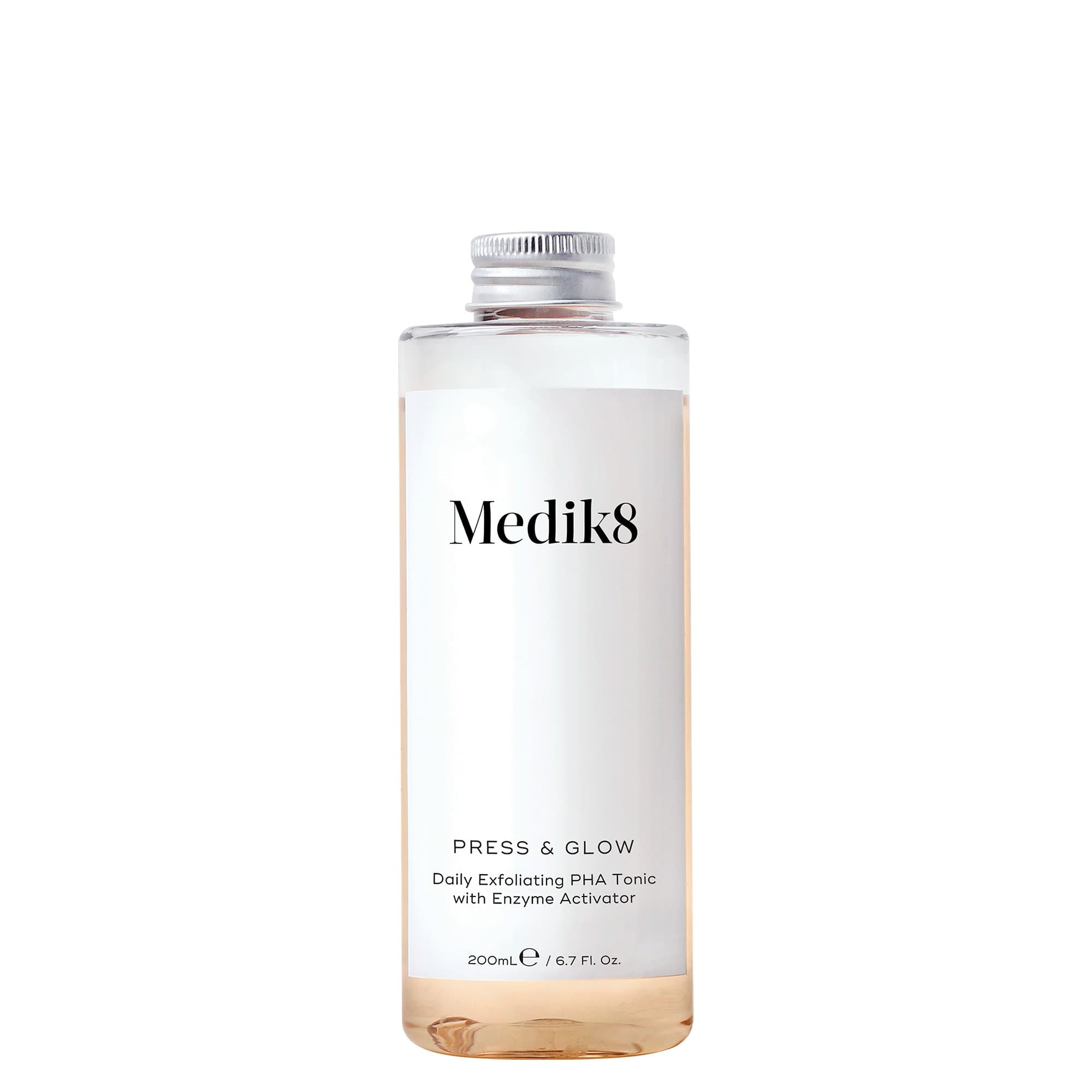 MEDIK8 Press & Glow Refill Exfoliační PHA tonikum náhradní náplň 200 ml