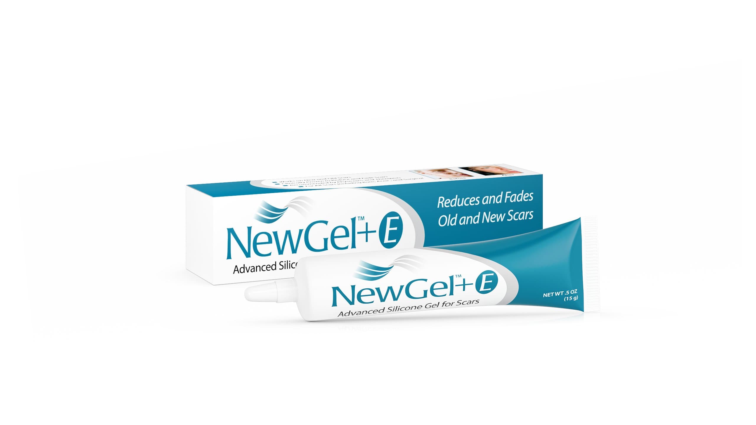 New Gel+ E silikonový gel na jizvy 15 g