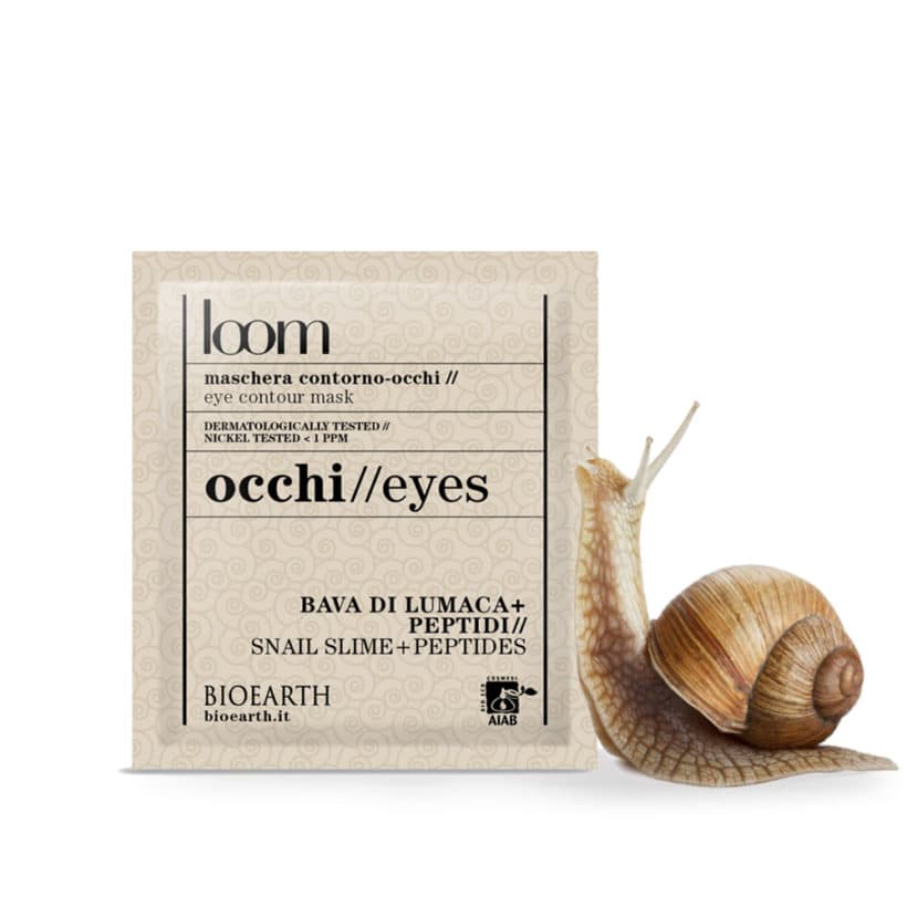 BIOEARTH LOOM Oční náplasti se šnečím extraktem a peptidy 3 ml