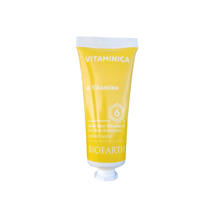 BIOEARTH Vitamínový čistící gel na obličej: cestovní balení 75ml