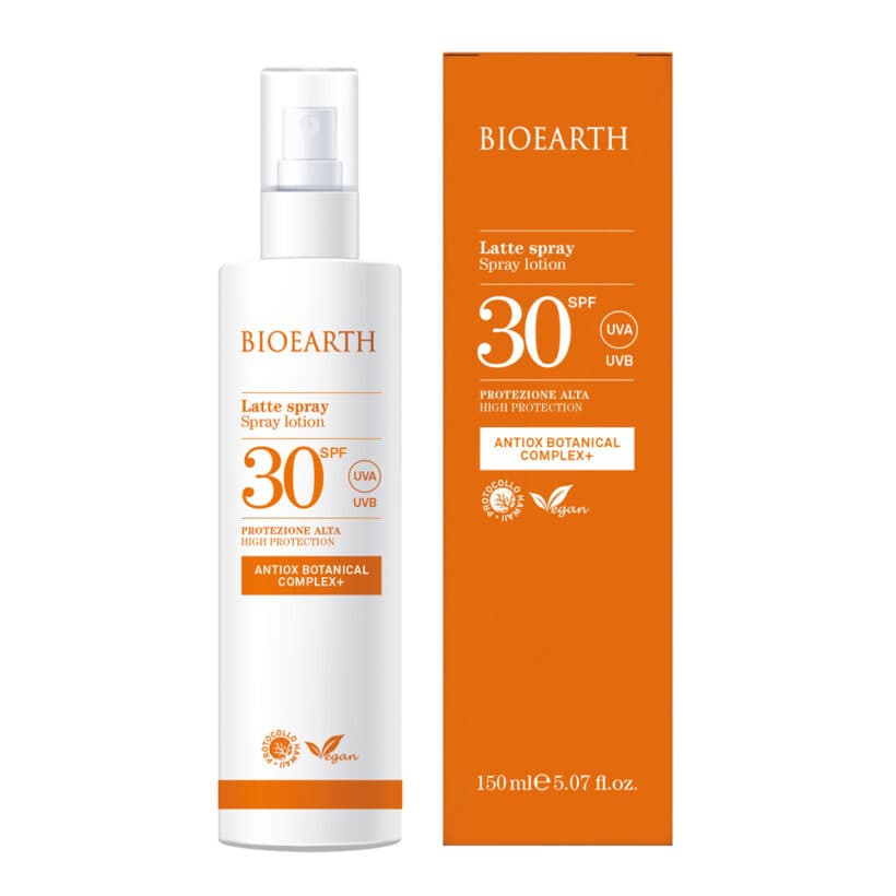 BIOEARTH Opalovací mléko ve spreji SPF30 150ml
