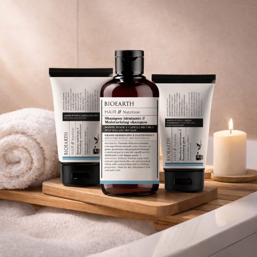 BIOEARTH Péče pro suché vlasy 250ml 150ml 150ml