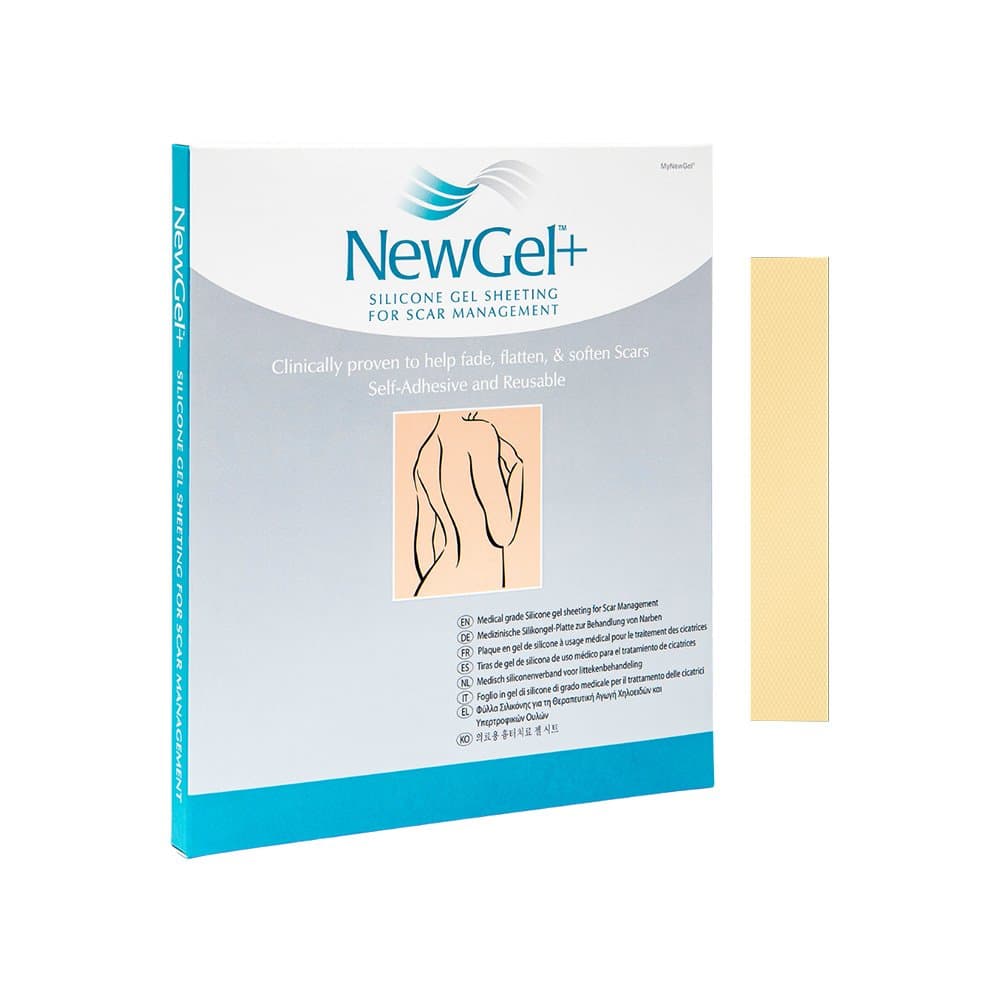 New Gel+ Béžová náplast ve tvaru proužku (4 ks)