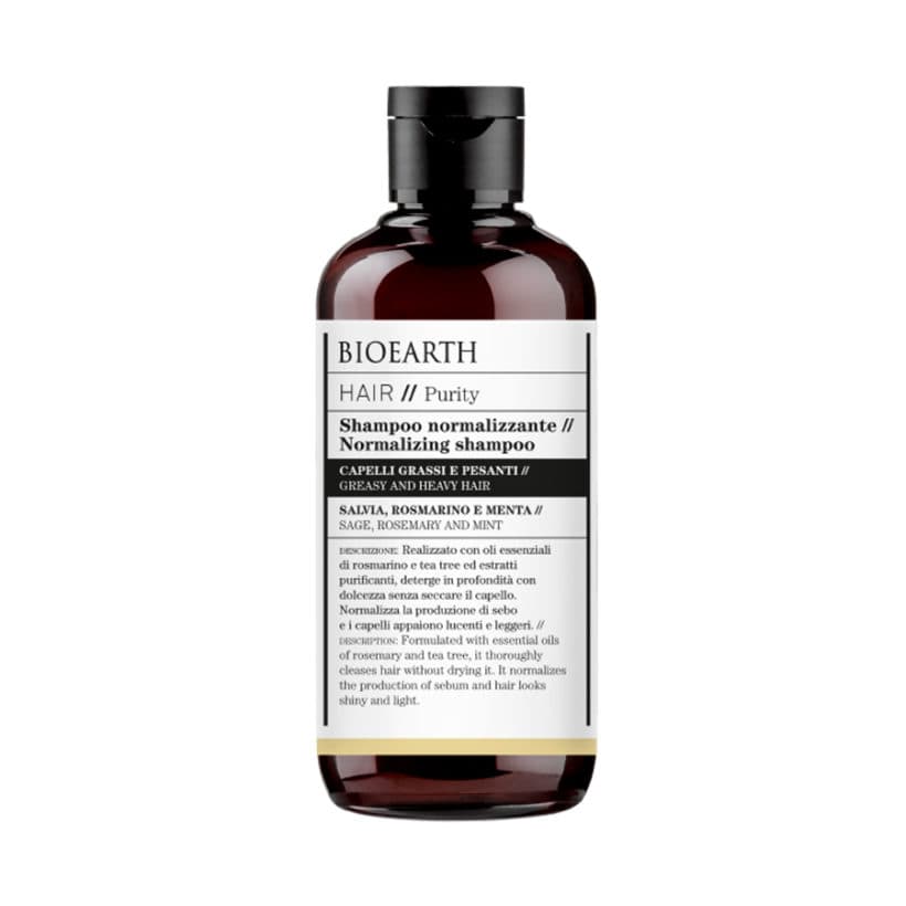 BIOEARTH Šampon pro těžké a rychle se mastící vlasy 250ml