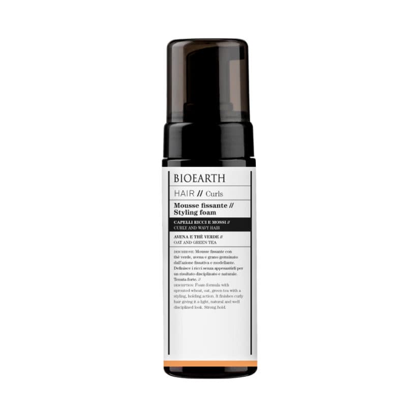 BIOEARTH Stylingová pěna pro kudrnaté a vlnité vlasy 150ml