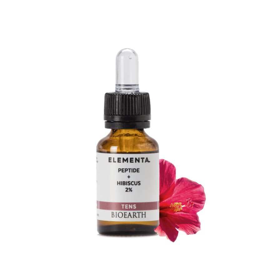 BIOEARTH Elementa sérum: eptidy a ibišek 2% 15ml