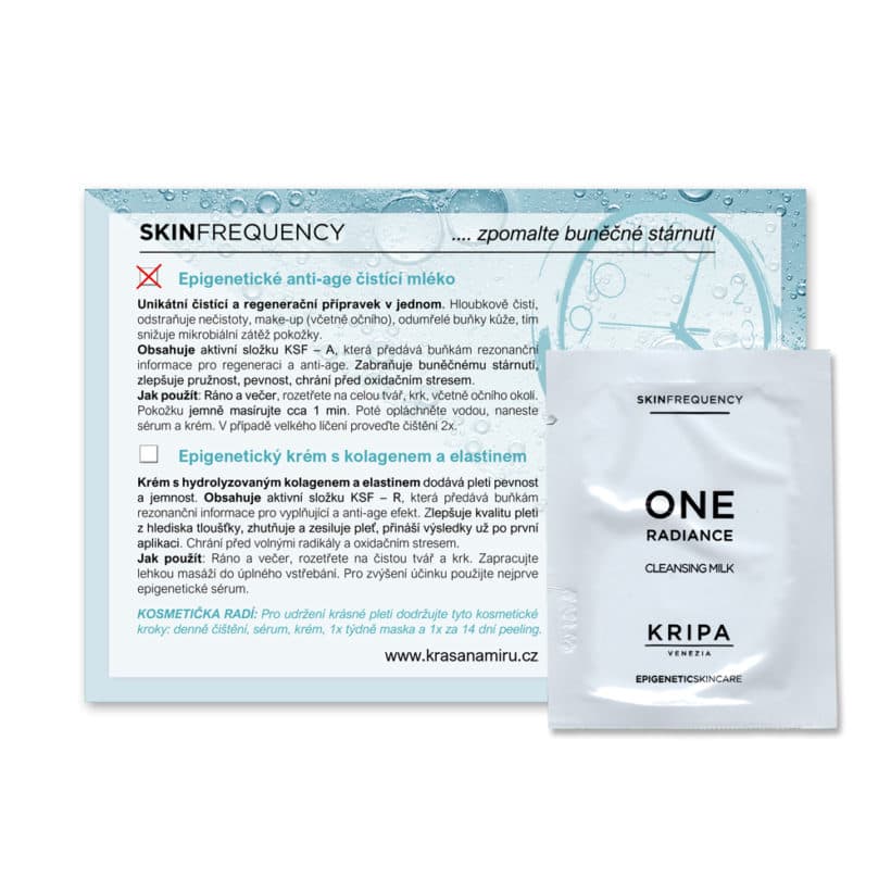 KRIPA Venezia Vzorek: Epigenetické anti-age čistící mléko 1,5 ml