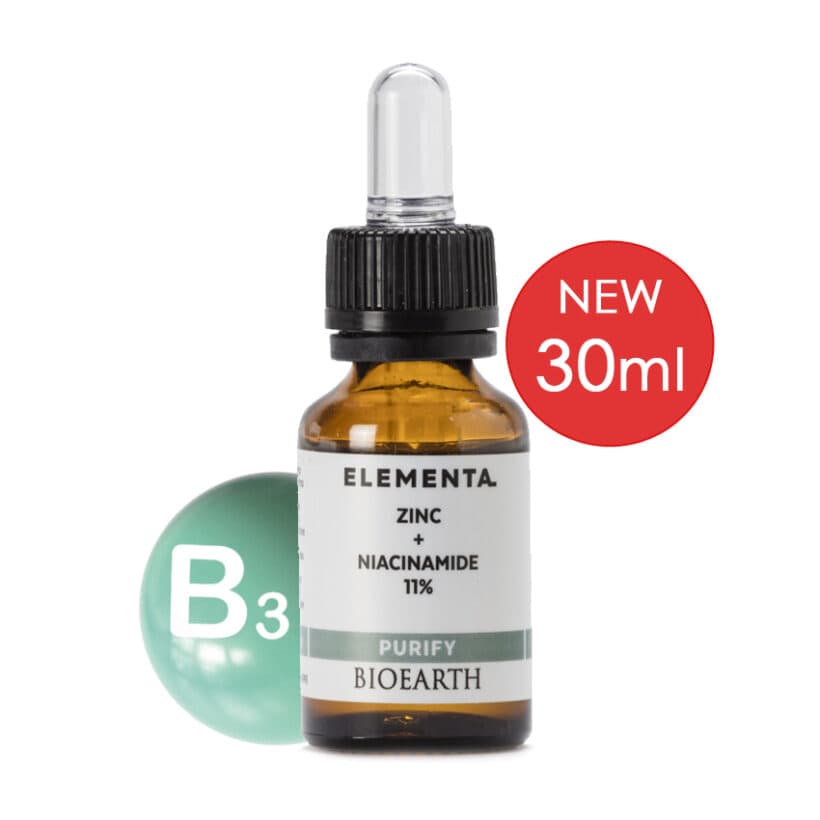 BIOEARTH Elementa sérum: Zinek a niacinamid 11% 30ml