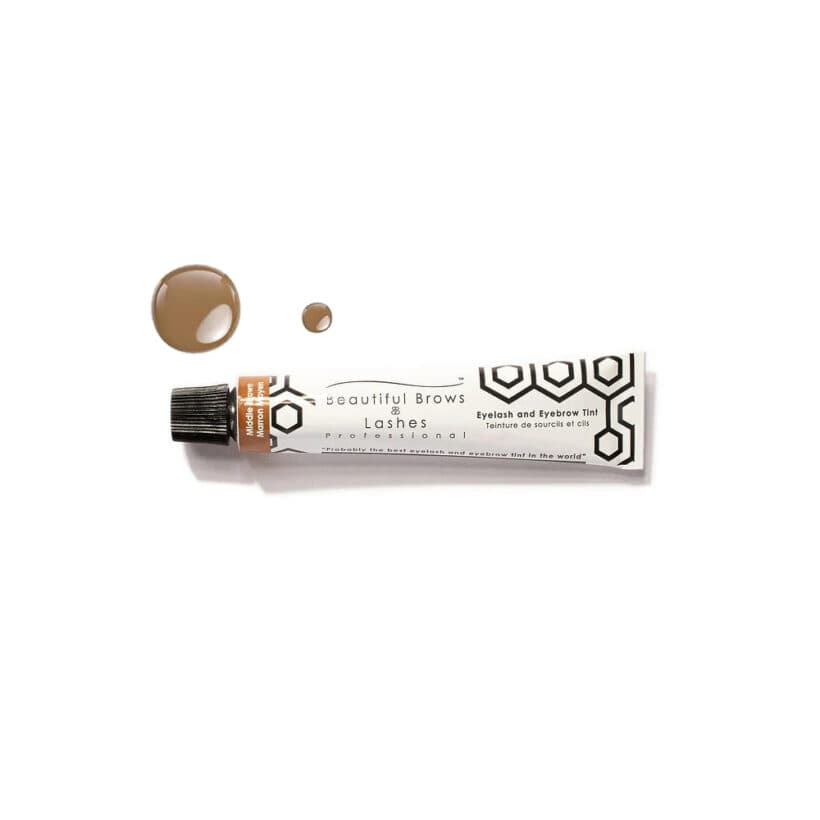 Beautiful Brows Krémová barva na řasy a obočí Středně hnědá 20ml