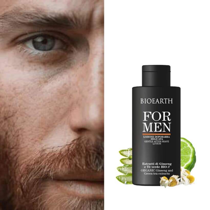 BIOEARTH Zklidňující voda po holení pro muže 100ml