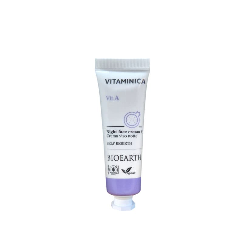 BIOEARTH Noční krém s Retinolem: cestovní balení 30ml