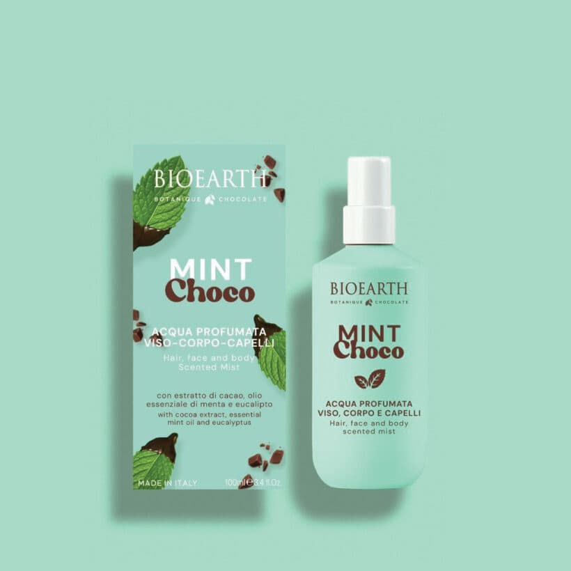 BIOEARTH Mint Choco Zklidňující mlha tvář, tělo, vlasy 100ml