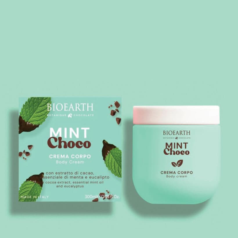 BIOEARTH Mint Choco Hydratační tělový krém 300ml