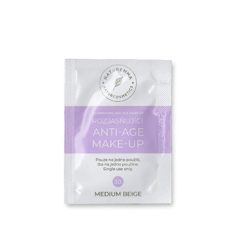 NATUREMMA Vzorek: Rozjasňující anti-age make-up Medium beige 3ml