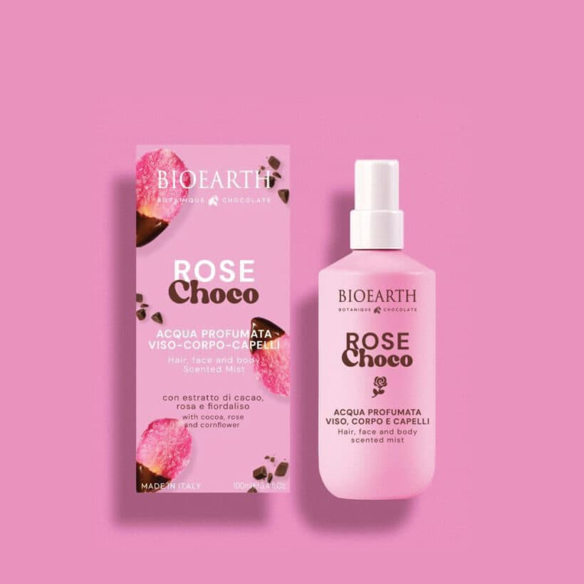 BIOEARTH Rose Choco Zklidňující mlha tvář, tělo, vlasy 100ml