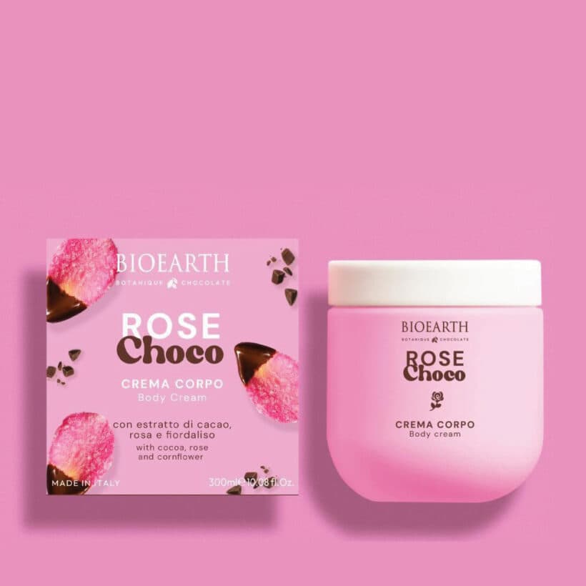 BIOEARTH Rose Choco Hydratační tělový krém 300ml