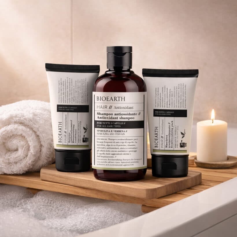 BIOEARTH Detox pro všechny typy vlasů 250ml 150ml 150ml