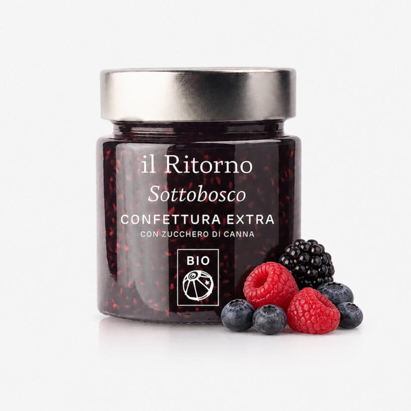 IL RITORNO Horská BIO marmeláda: lesní ovoce 220g